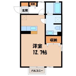 宇都宮駅 バス20分  下原下車：停歩3分 1階の物件間取画像